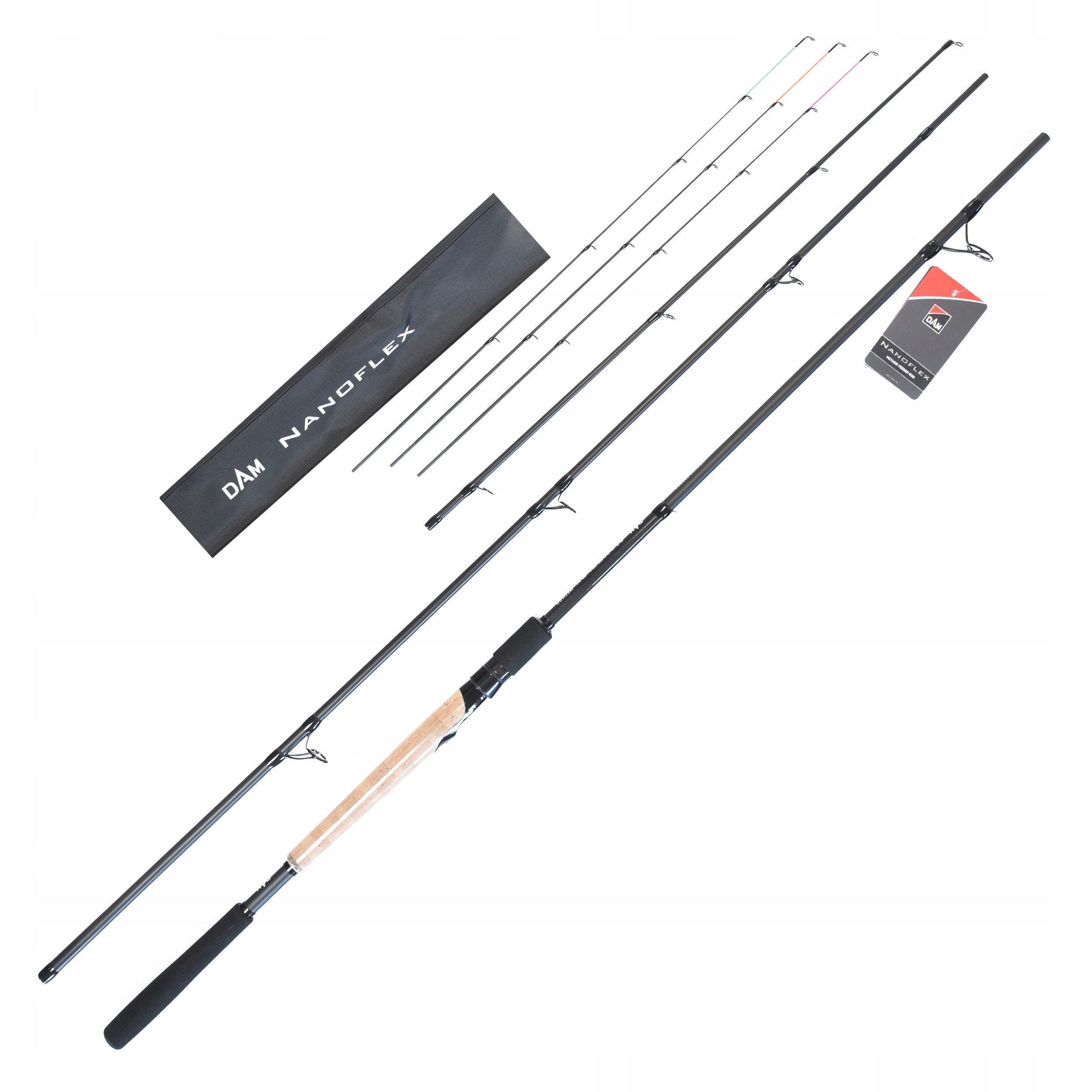 Wędka feederowa Dam Nanoflex Method 3.30m 30-60g 3 szczytówki