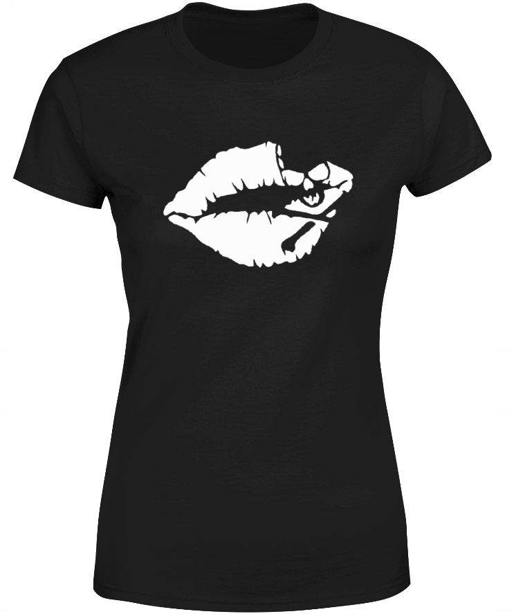 T-SHIRT KOSZULKA DAMSKA USTA SKULL S-XXL TU S