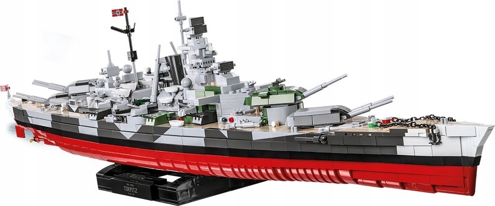 COBI 4838 NIEMIECKI PANCERNIK TIRPITZ OKRĘT STATEK Marka Cobi
