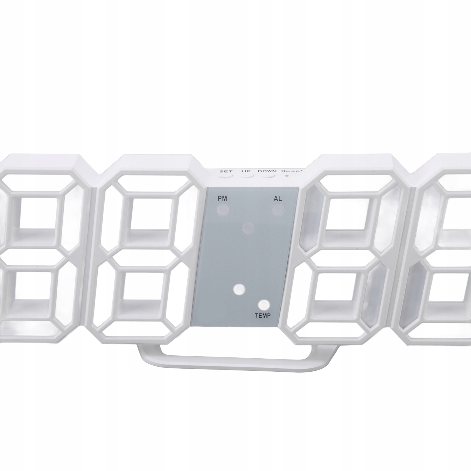 CYFROWY ZEGAR ŚCIENNY 3D LED TIMABLE ŚCIENNY WYŚWIETLANIE TEMPERATURY Model 1510220022611