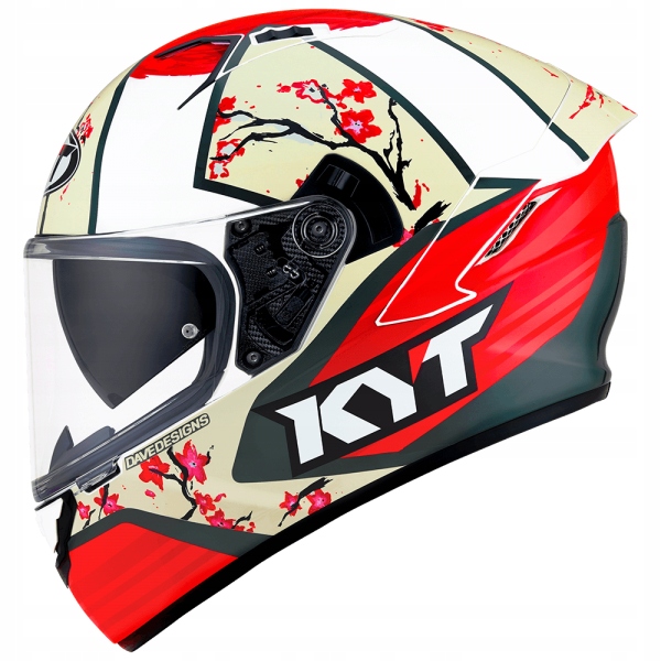 Kask Motocyklowy KYT NF-R XAVI SAKURA replica - L