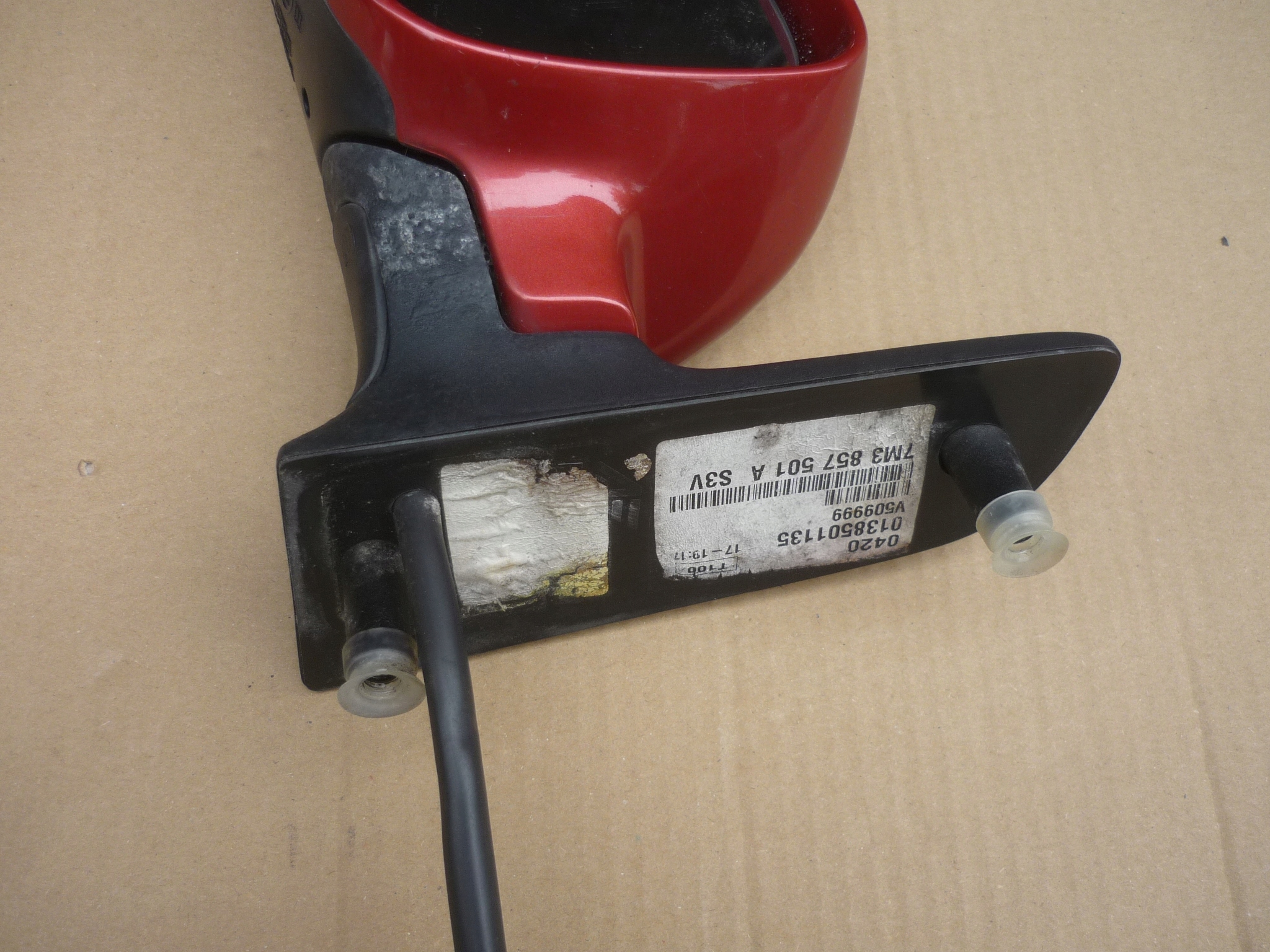 зеркало левое vw Sharan I рестайлинг 00-04 LY3D европа механическое