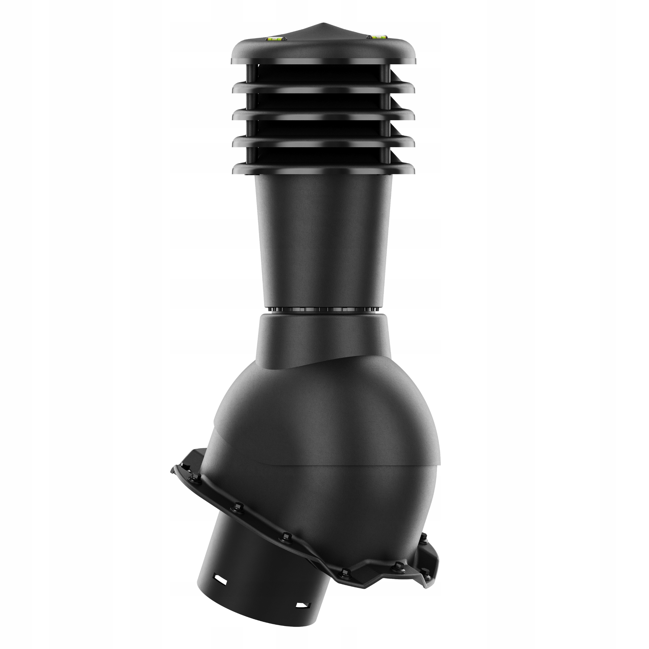 Větrací komín nezateplený Smart fi125 Trapez T14 Černý 9005