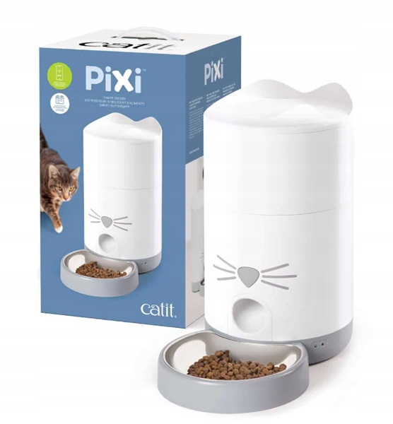 Levně Pixi Catit Smart Feeder krmítko automatický podavač krmiva kočky 1,2kg