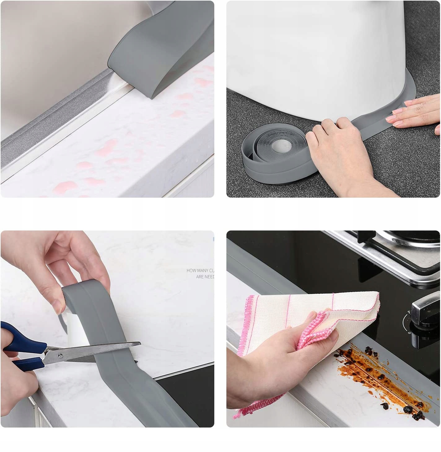 TAŚMA USZCZELNIAJĄCA DO WANNY BRODZIKA UMYWLI 38mm Typ uszczelnianie