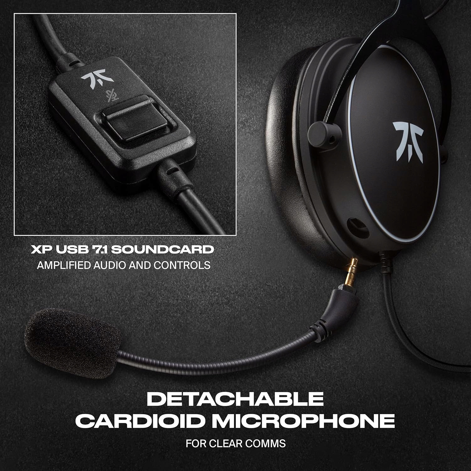 SŁUCHAWKI NAUSZNE FNATIC REACT GAMINGOWE MIKROFON Model React