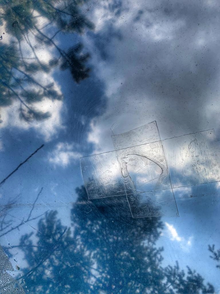 Taśma do reperowania folii z UV - 5cm x 25mb Wysokość produktu 5 cm