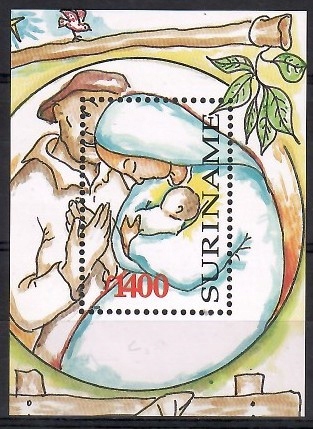 Surinam 1998 Mi bl 75 Czyste **