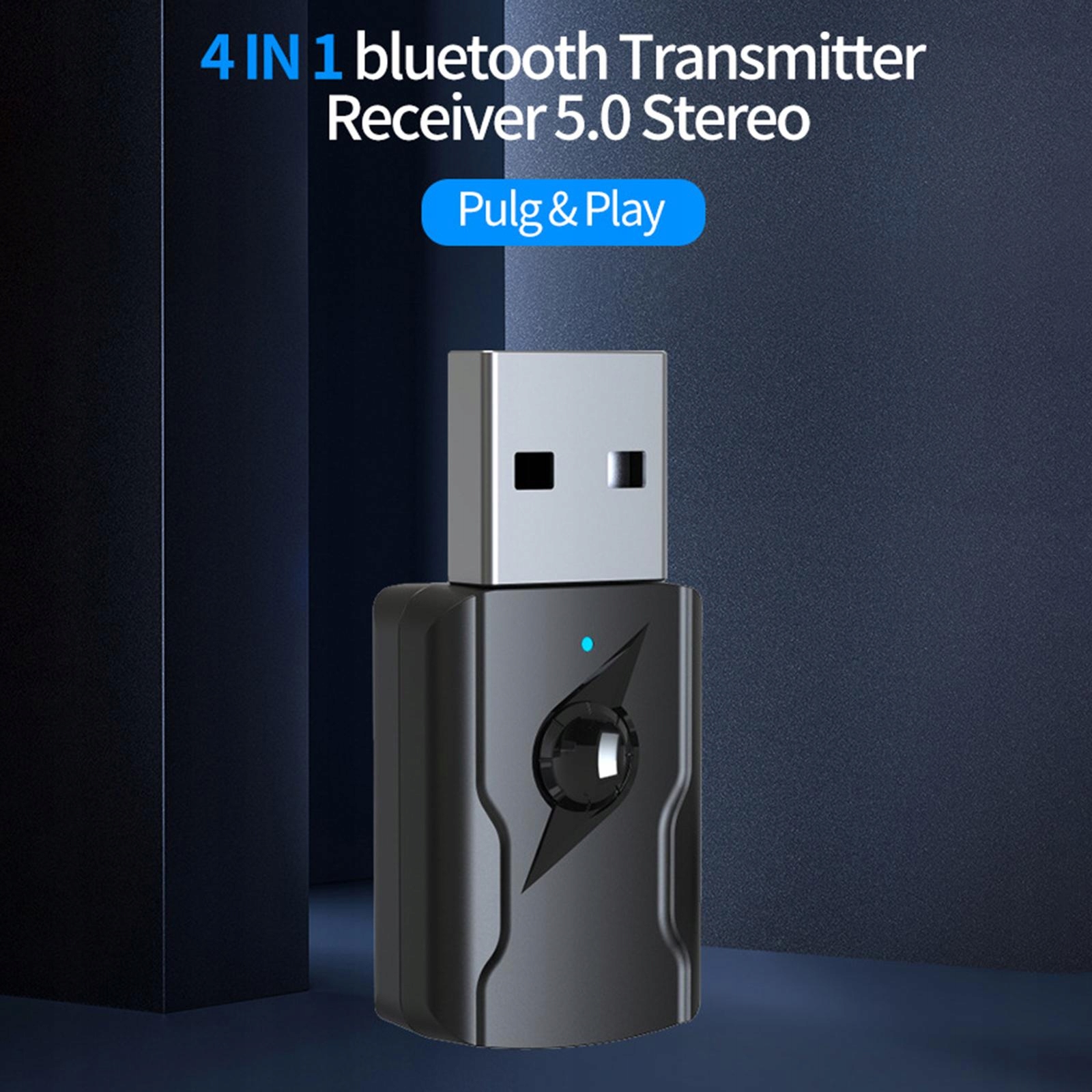 Bezprzewodowy nadajnik audio Mini USB Bluetooth 5.0 Model Adapter Mysz Telewizor Dual Link Adapter
