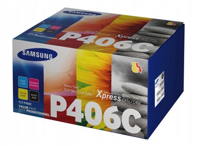 Samsung CLT-P406C 4-pk Cymk Toner Crt
