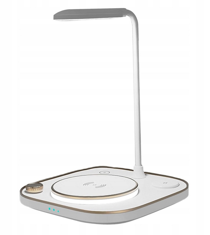 Stylowa Lampka Biurkowa Led Ładowarka Indukcyjna