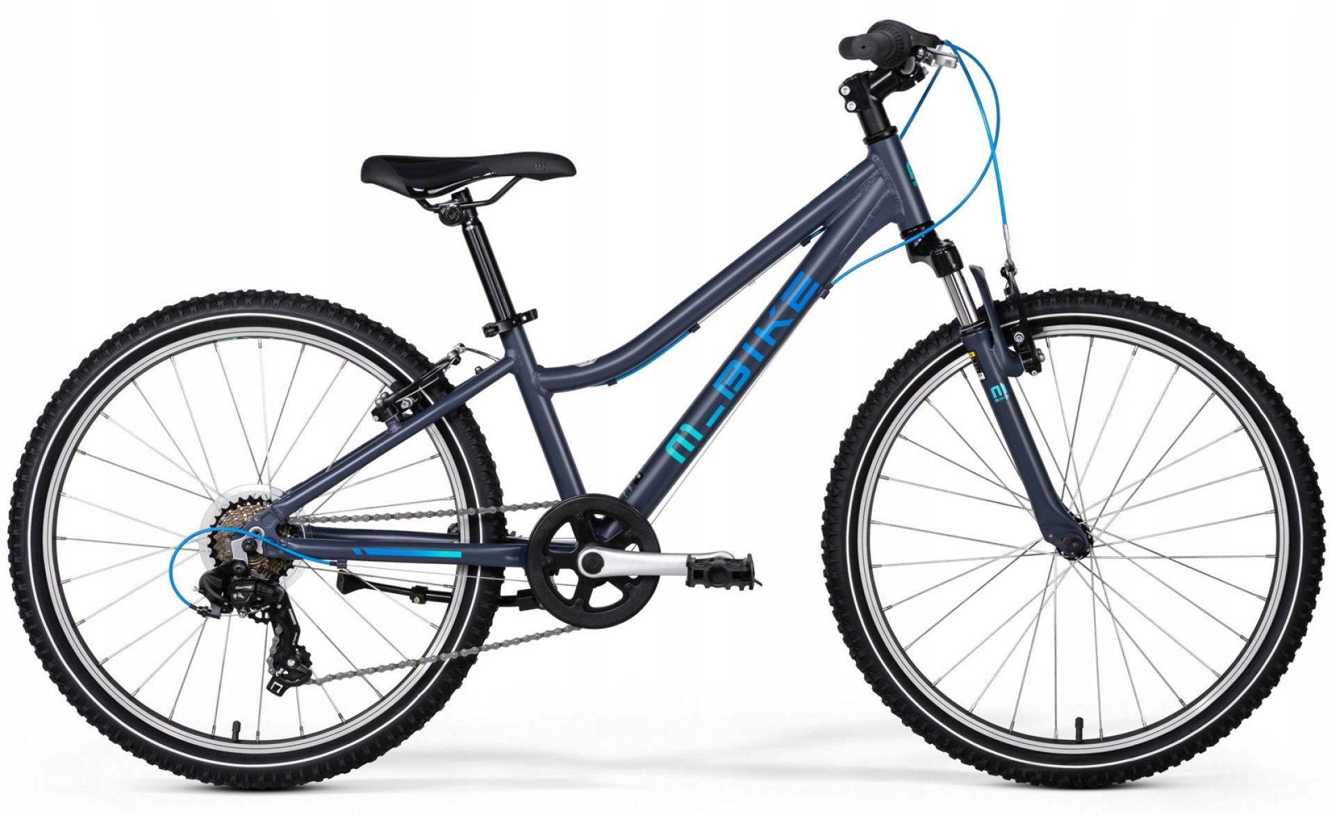 M-BIKE TIN 24 BLACK BLUE KOŁO 24"