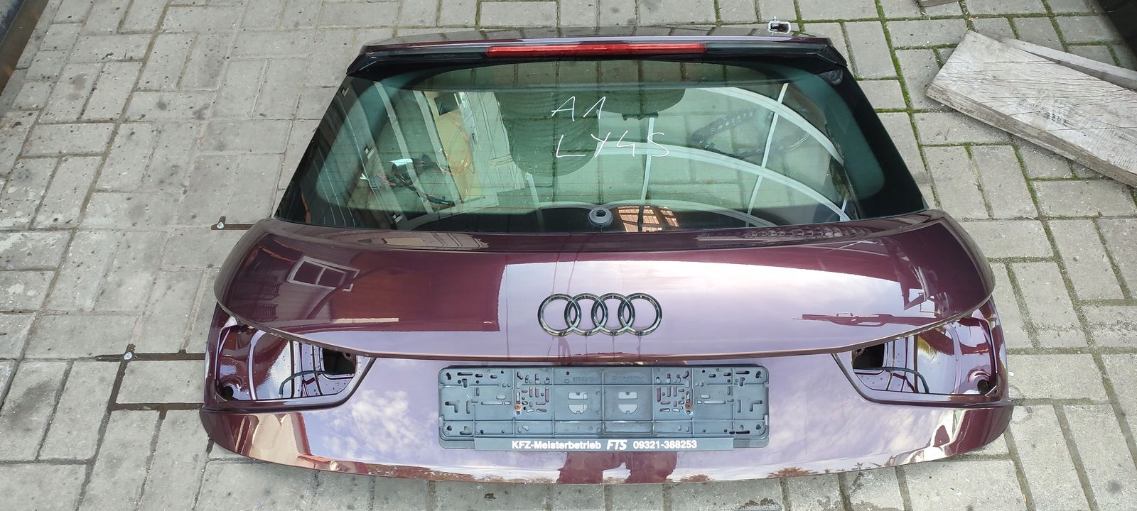 trunk door boot Audi A1 8X LY4S 3D