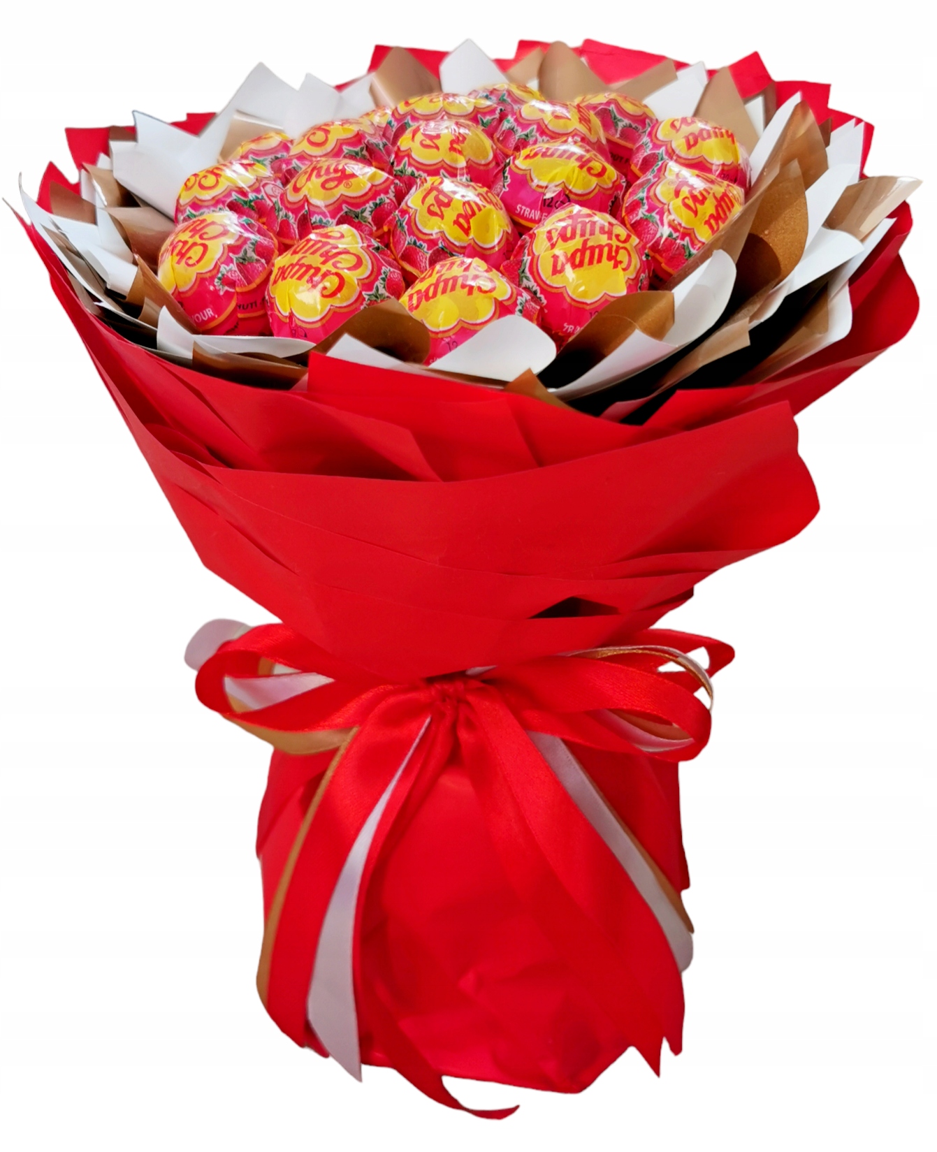 Levně Kytice lízátka Chupa Chups Sladký Dárek 18 lízátek