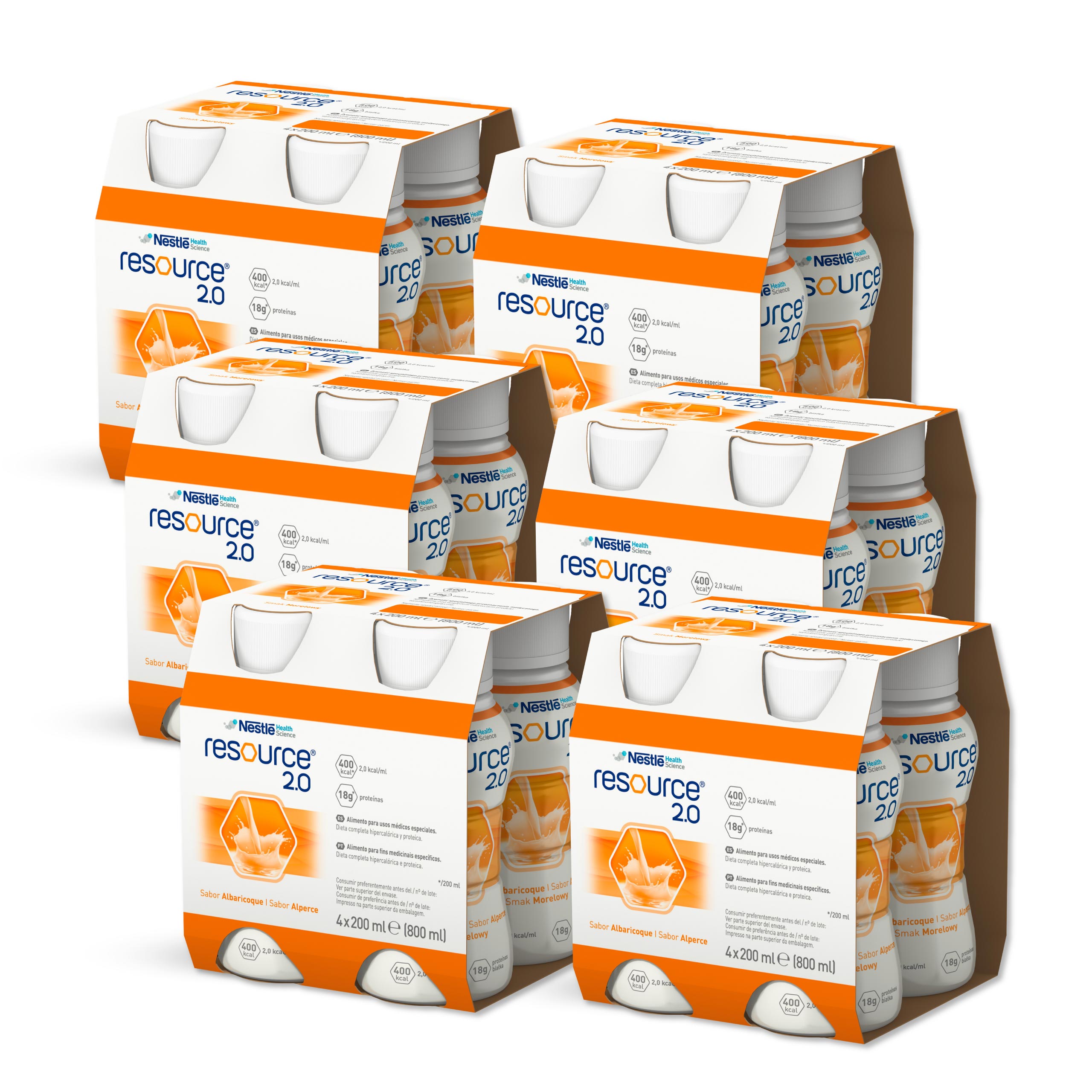 Nestle Resource 2.0 drink smak morela 24 x 200 ml