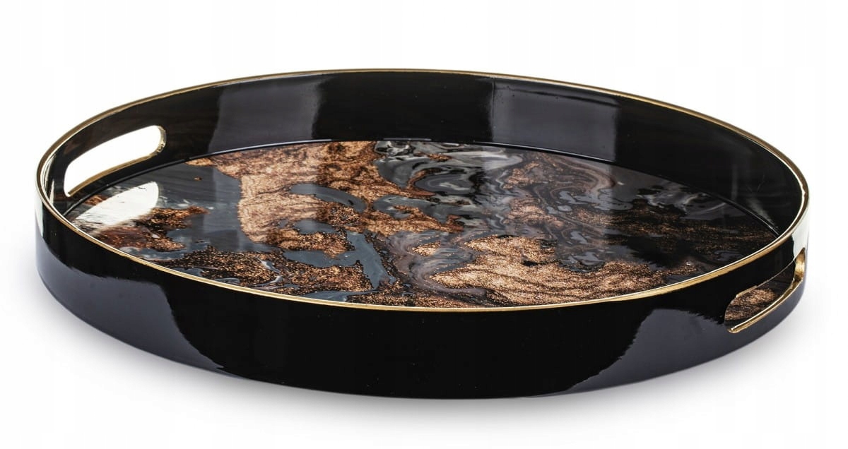 

Taca Dekoracyjna Okrągła Czarna 37x37 131908