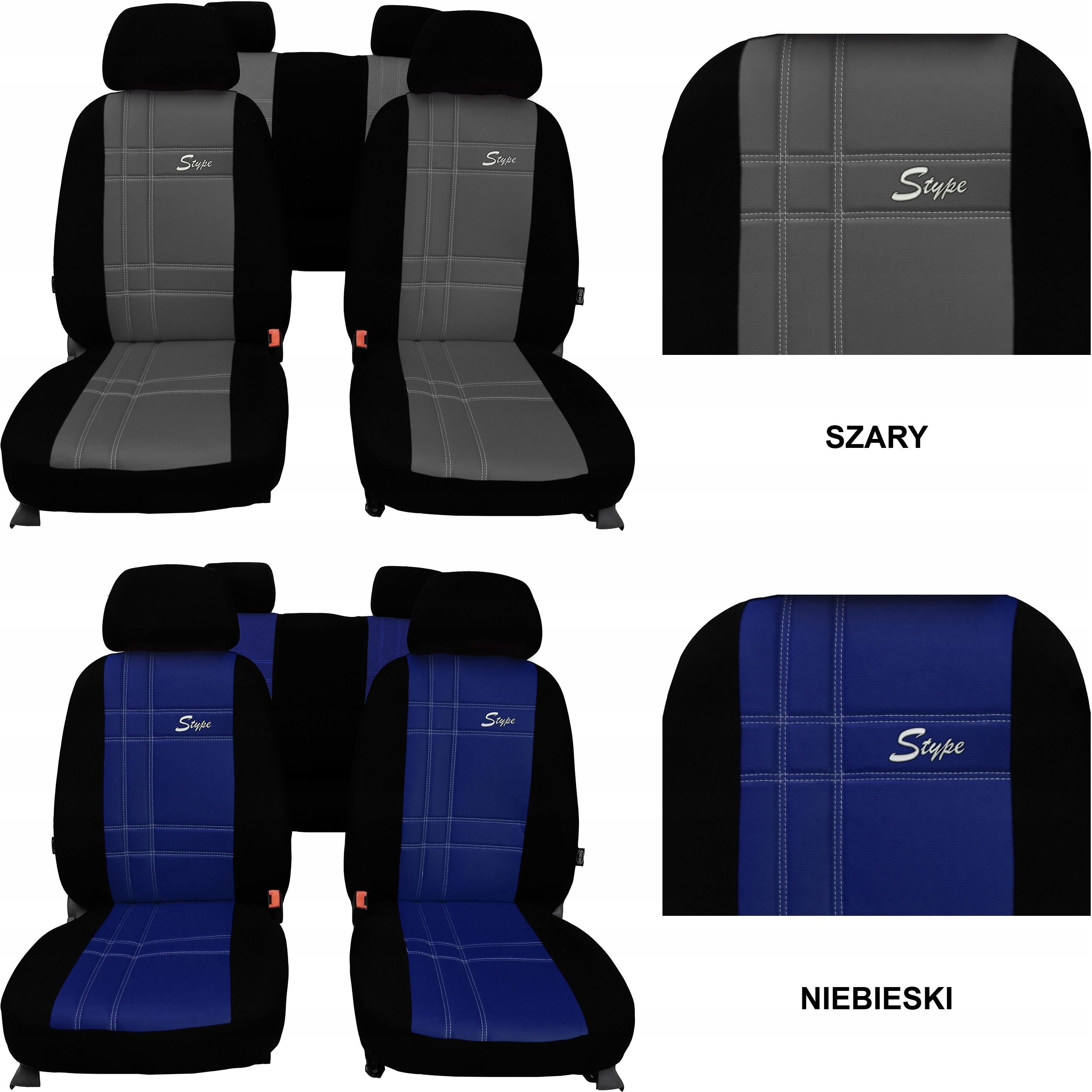 SKÓRZANE POKROWCE NA FOTELE DO HYUNDAI GETZ Typ pokrowiec