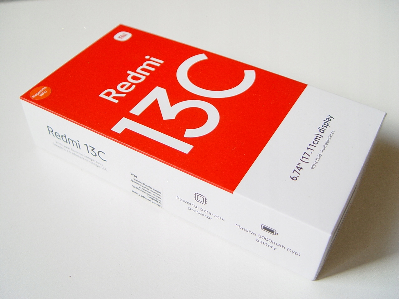 polski Smartfon Xiaomi Redmi 13C 4/128GB Midnight Black Nfc szkło