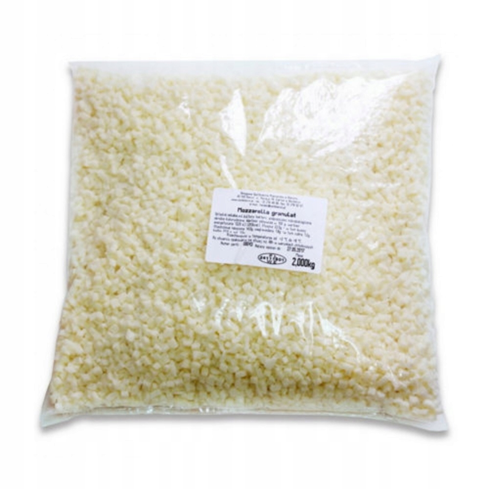 Levně Mozzarella Bieruńska kostka/granulát 10 kg