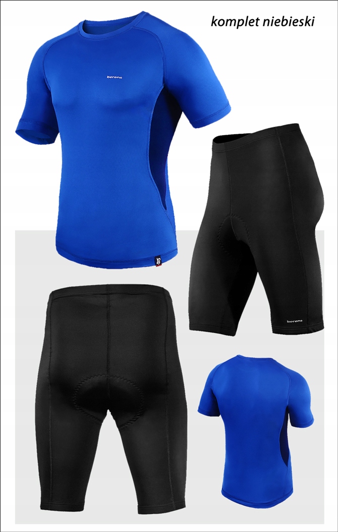 KOMPLET TERMOAKTYWNY ROWEROWY z wkładką BERENS XL Marka Berens