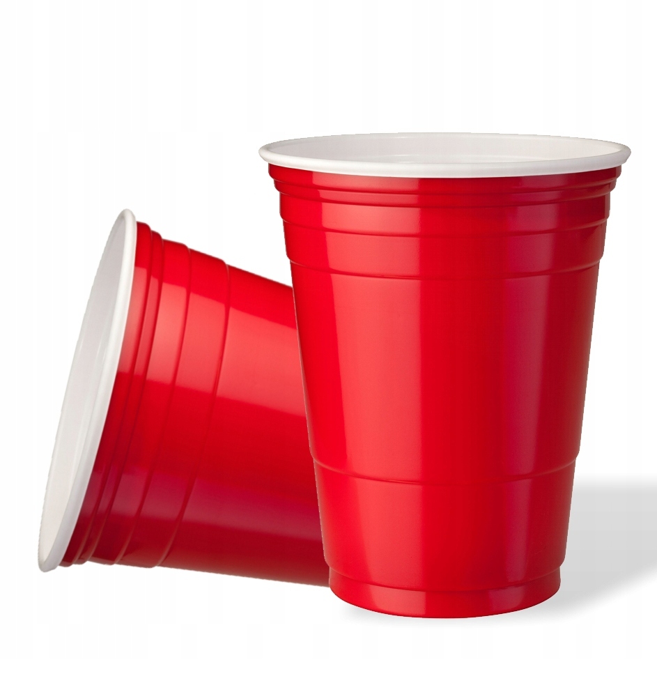 

Kubek Party Czerwony 400ml Usa (50) Red Plast
