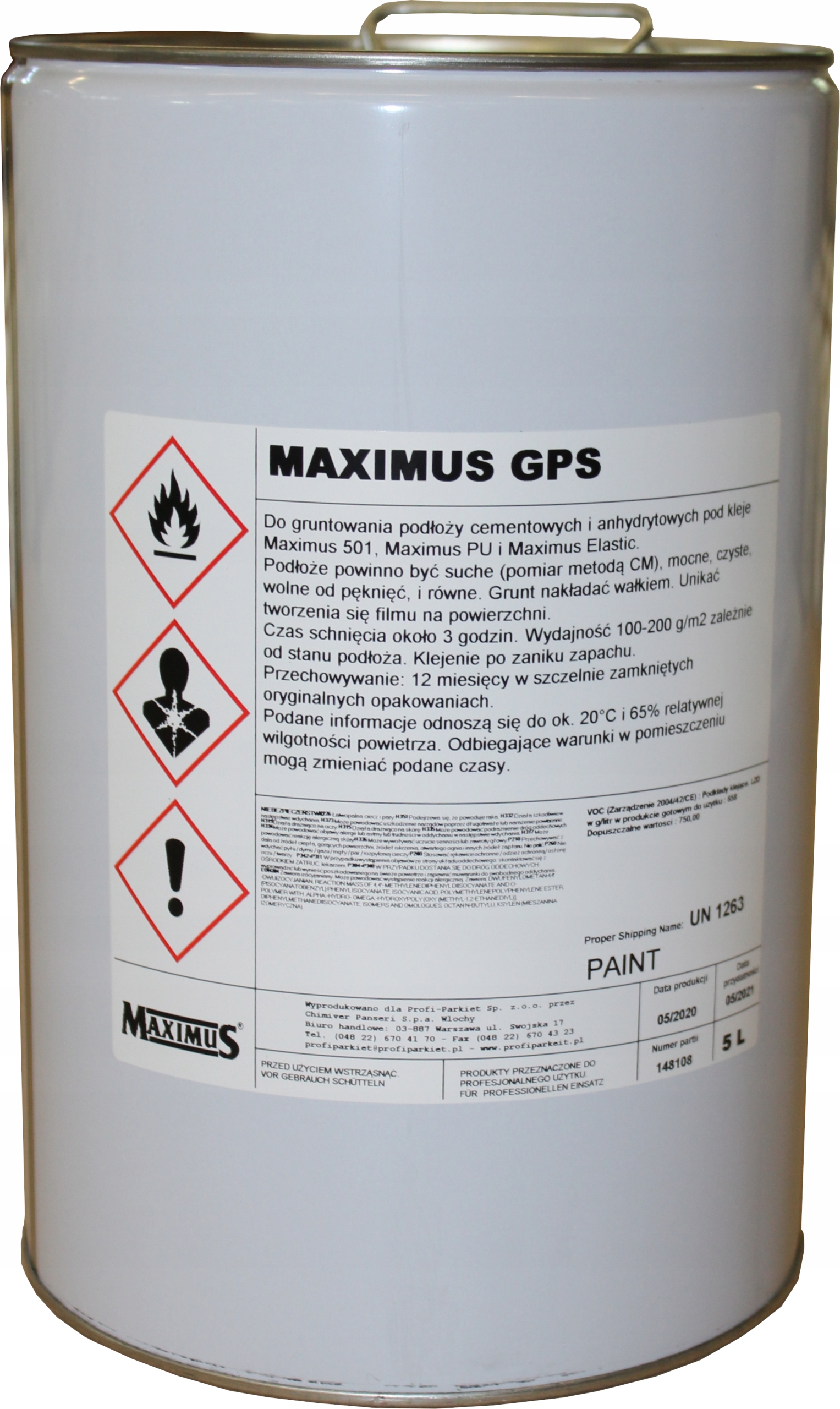 Maximus Gps 5L – polyuretanový podklad