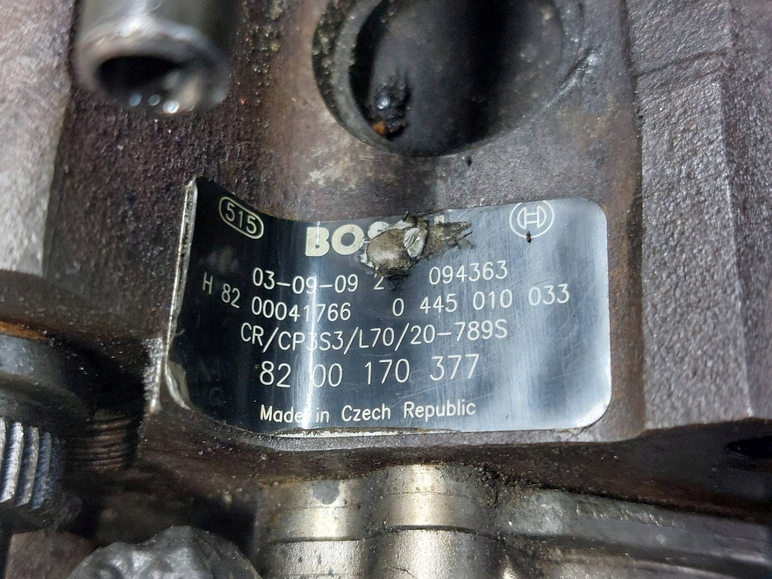 Einspritzpumpe RENAULT ESPACE IV 2.2 DCI 8200170377