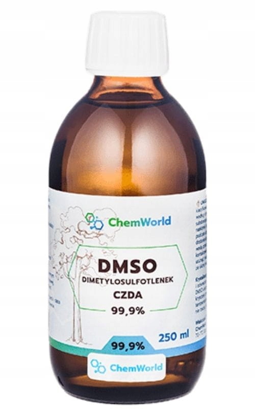 

Dmso 99,9% Dimetylosulfotlenek 250 ml ChemWorld