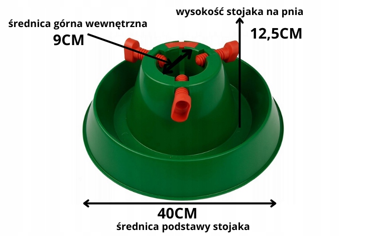 HIT! STOJAK/PODSTAWKA POD CHOINKĘ - 40CM Kod producenta 40