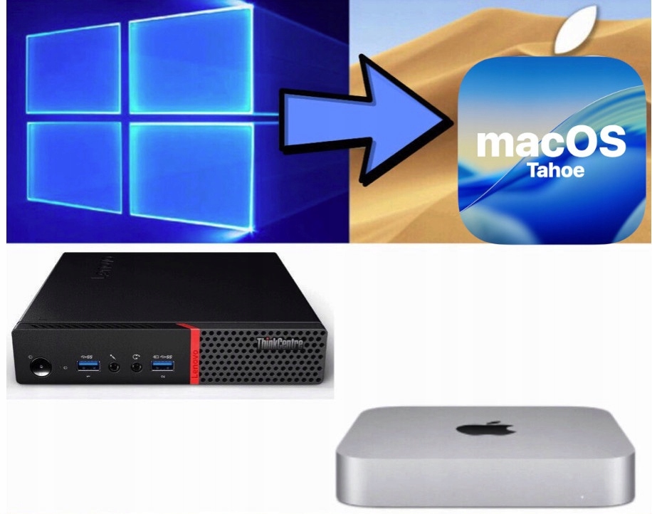 MacOS Tahoe dla Lenovo M720q Tiny hackintosh