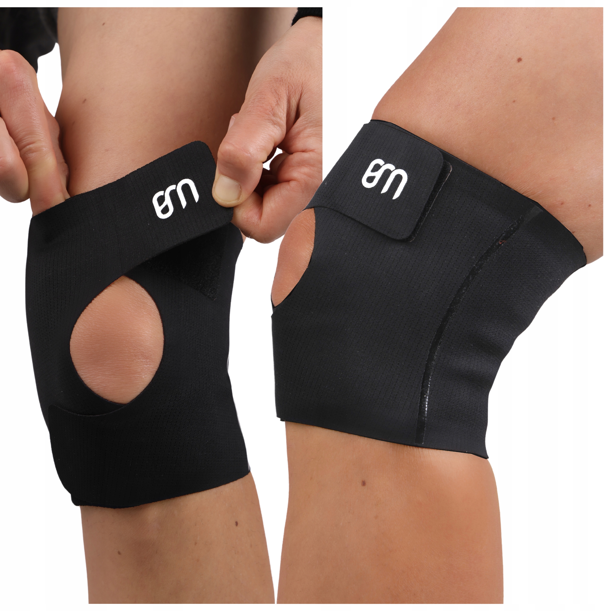 Stabilizátor Ortéza Kolena Řemínek Kolenního Kloubu Elastická Bezešvá vel. M