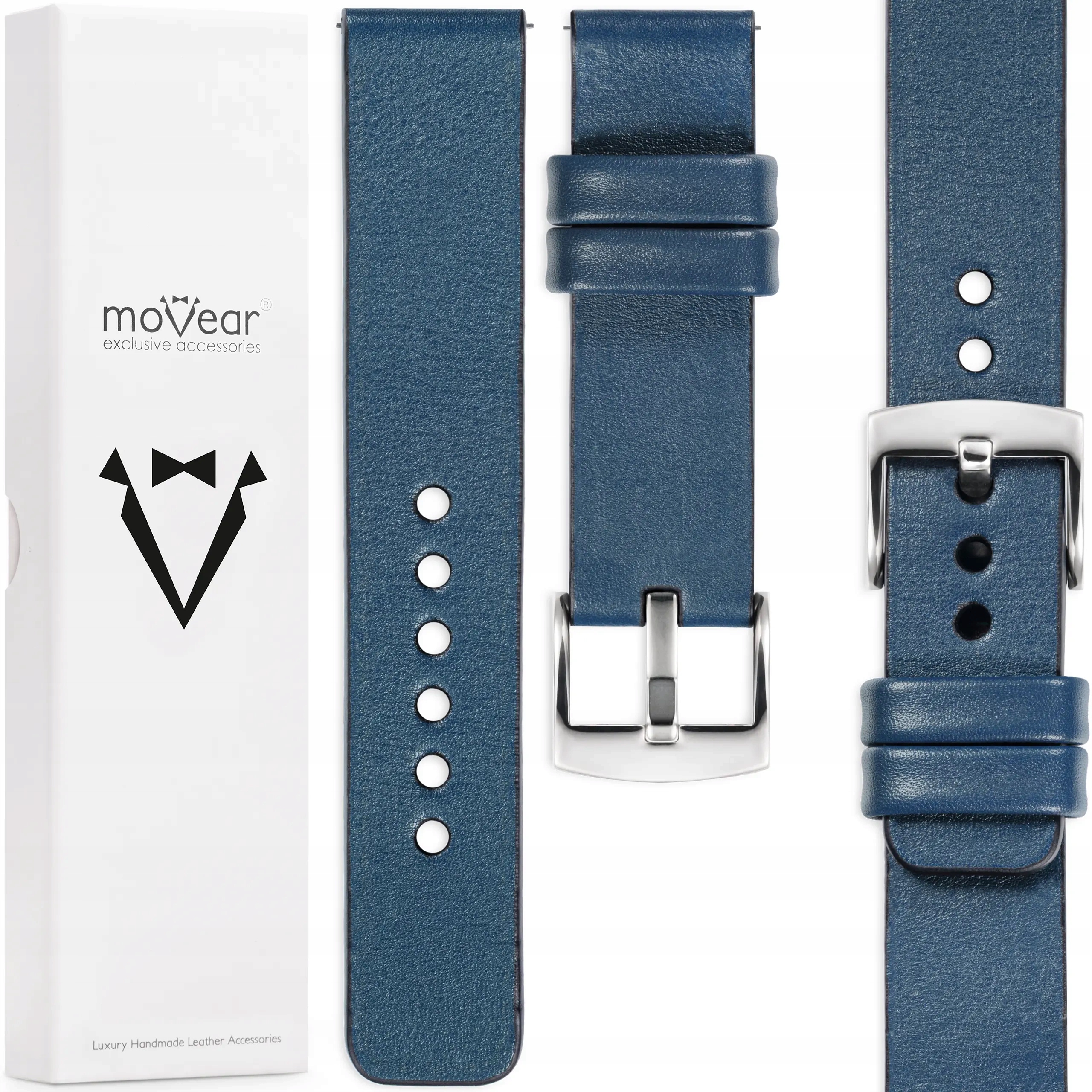 Kožený řemínek 20 mm pro Huawei Watch Gt 3 2 42/43 Elegantní Stylový