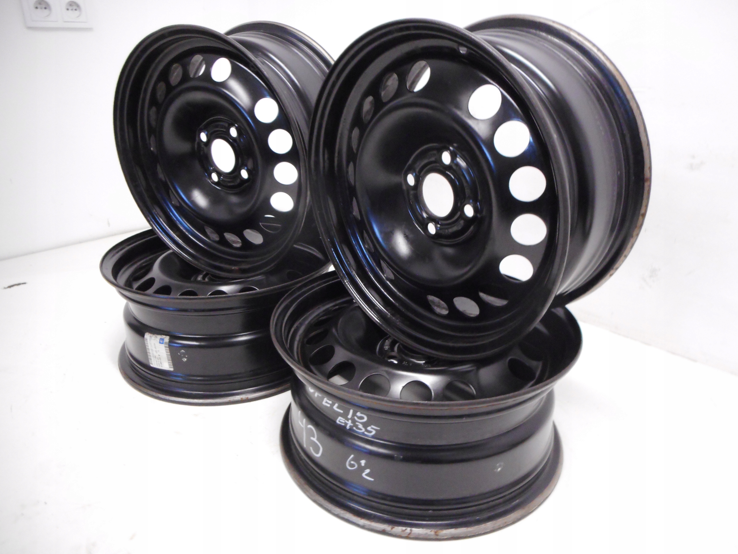 4× ДИСК opel oe 2150164 6.5" X 15" 4x100 ET 35