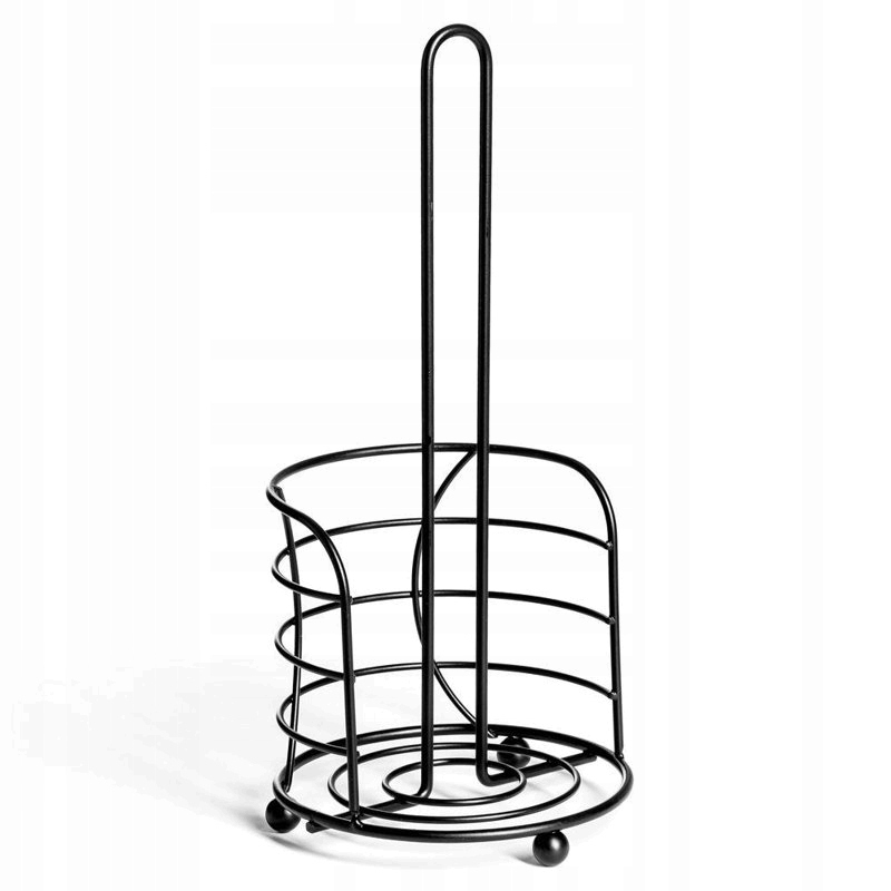 STOJAK NA RECZNIK PAPIEROWY czarny metalowy ręczników papierowych kuchenny Marka inna