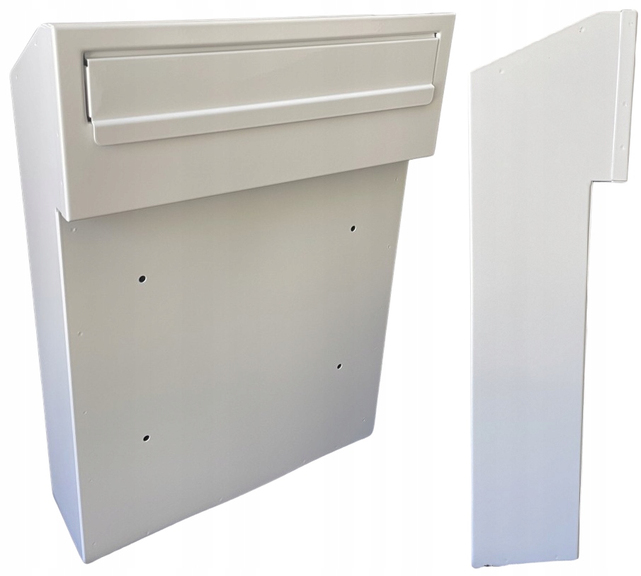 Poštovní Schránka Průchozí Oboustranná Na Dopisy Oplocení Bílá