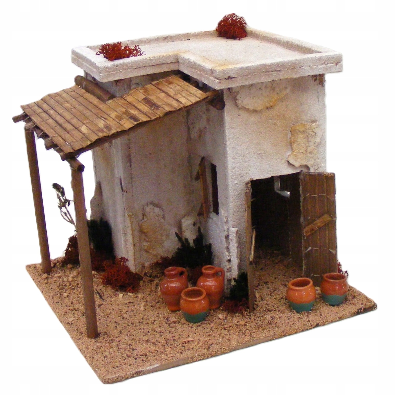 Orientálny domček s džbánmi do betlehemov – výška 20 cm