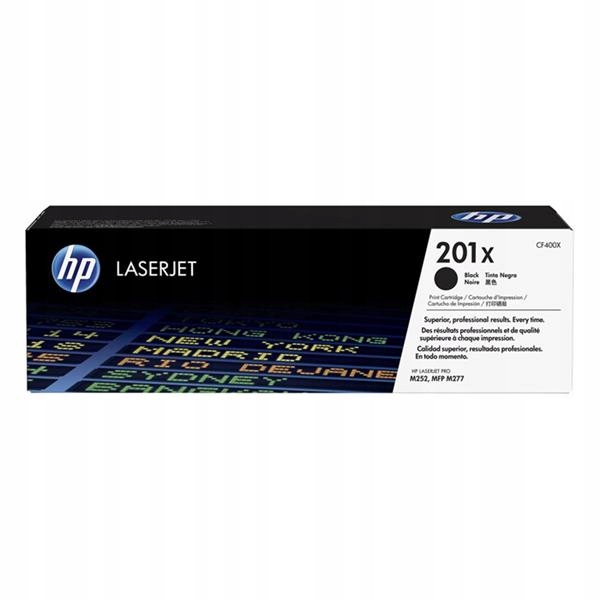 Originální toner Black Hp Color LaserJet Pro M252, M277 Mfp (201X CF400X)