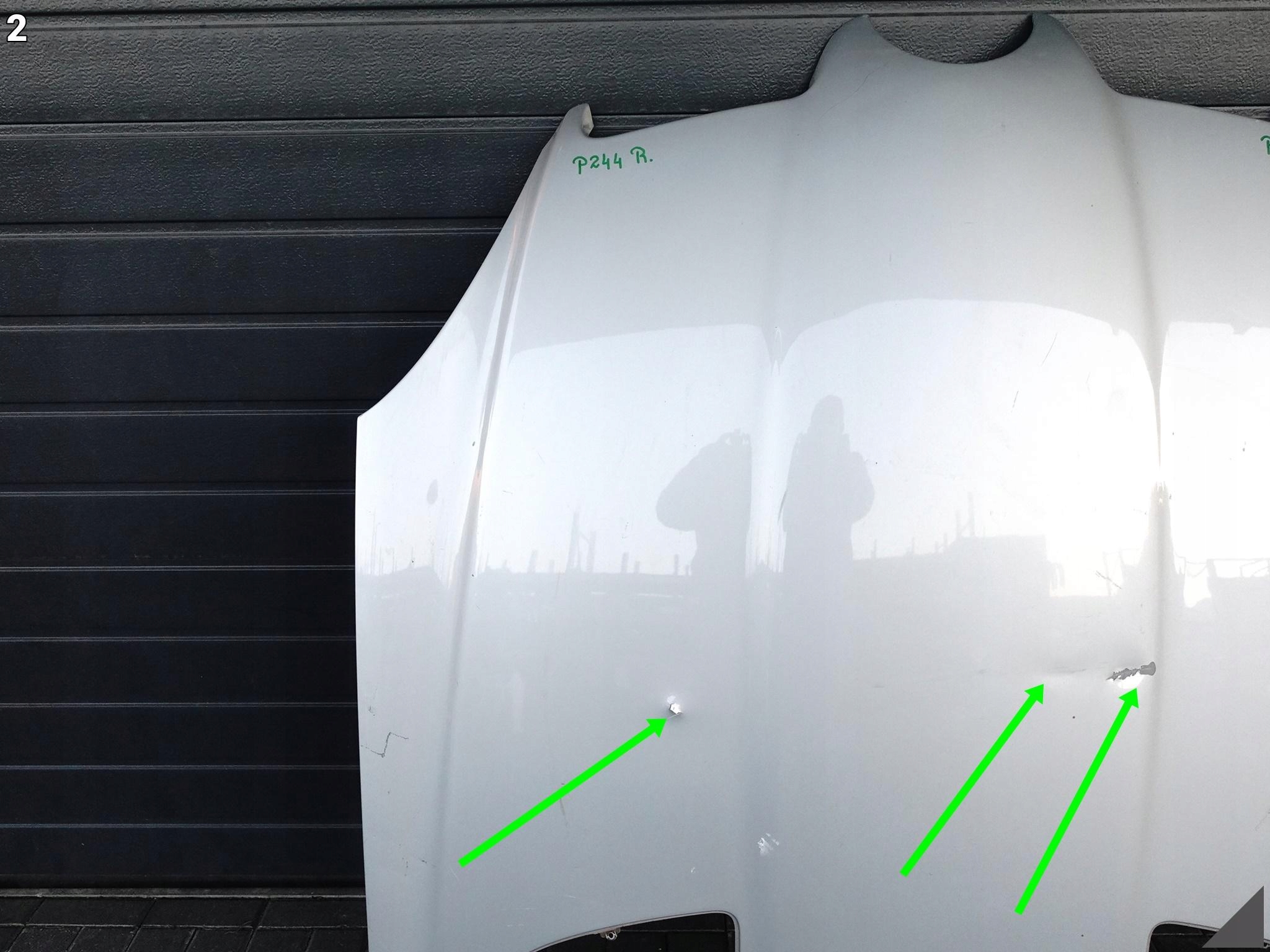 MERCEDES SLK II R171 04-11 LIFT MOPF bonnet front