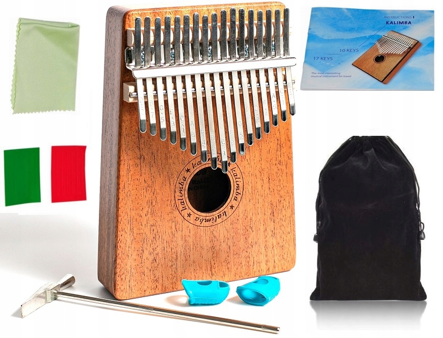 

Kalimba Instrument Afrykański Pianino Zanza Mbira