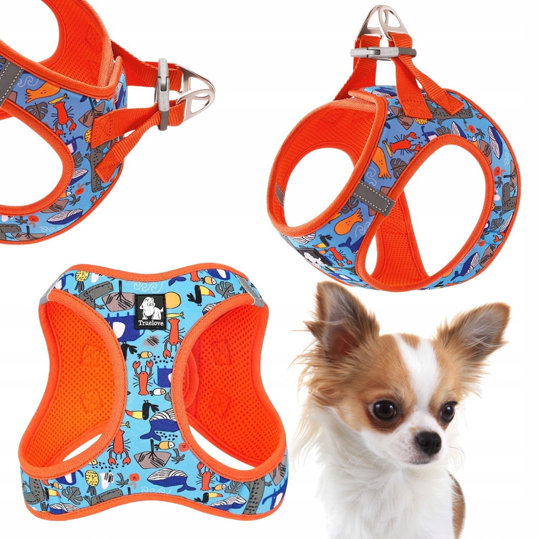 Szelki Dla Psa Step-in Truelove Mini Fireckracker Elementy Odblaskowe Xxxs