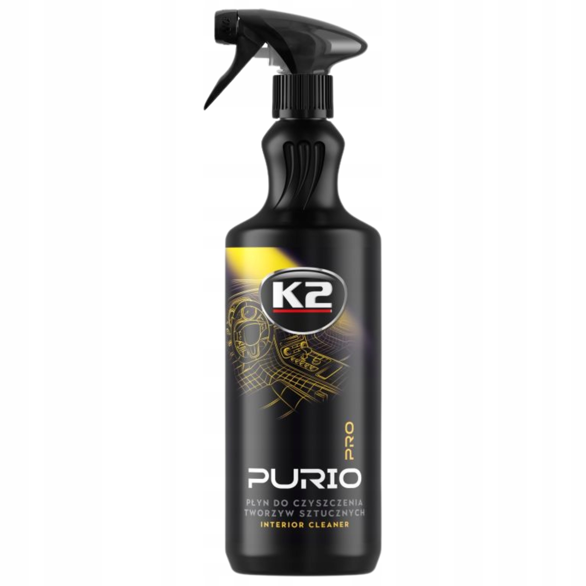 Płyn kokpitu auta samochodu plastików dressing Apc środek K2 Purio Pro 1l