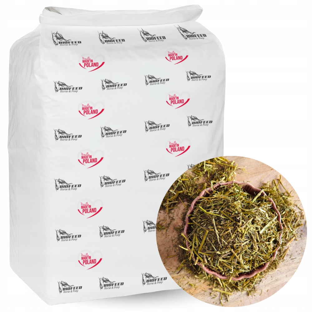 Alfalfa with canola oil 20kg Biofeed Horse & Pony sieczka z lucerny z