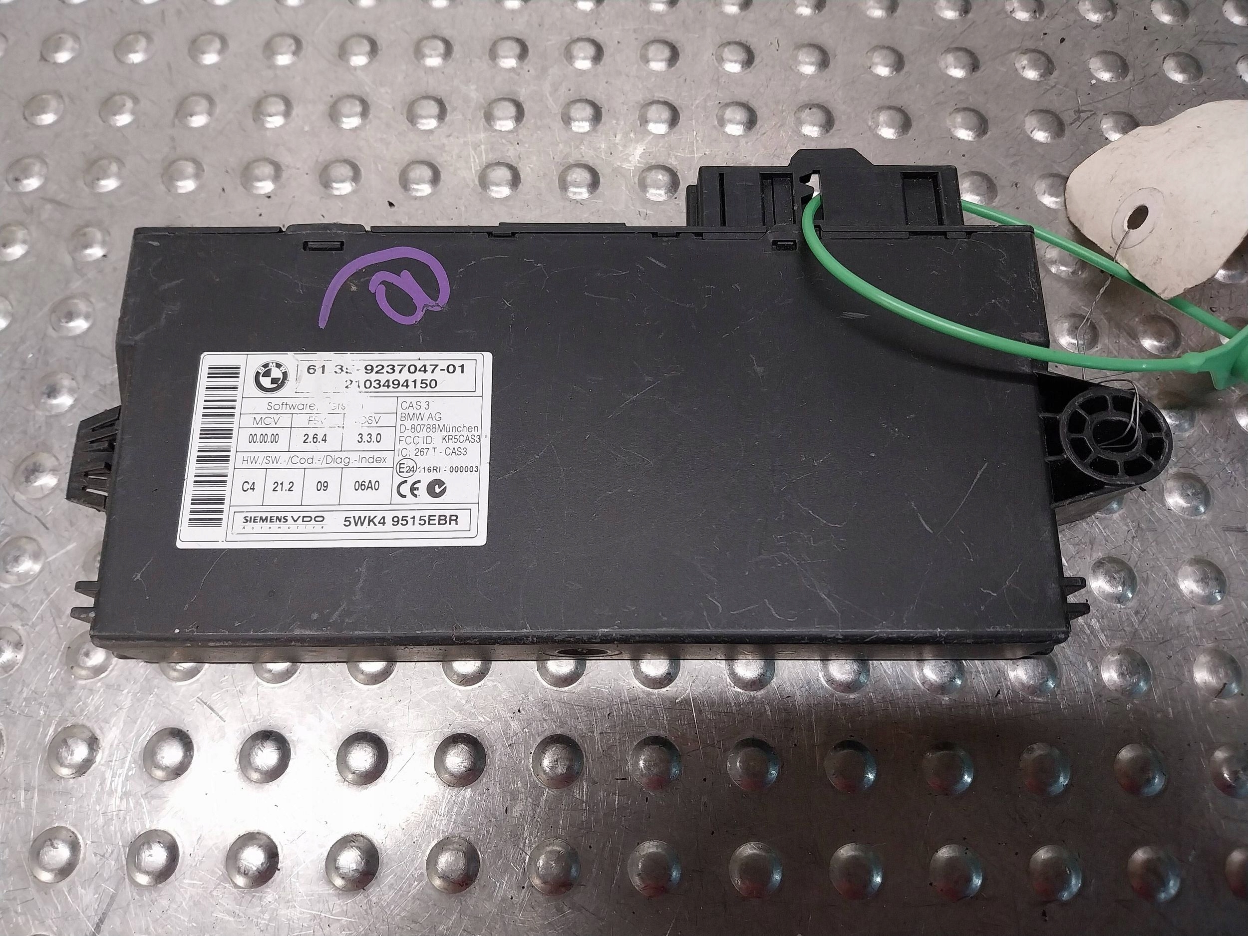 modulo Centralina CAS 3 9237047 BMW E90 E91 E92 E93 E84 E87