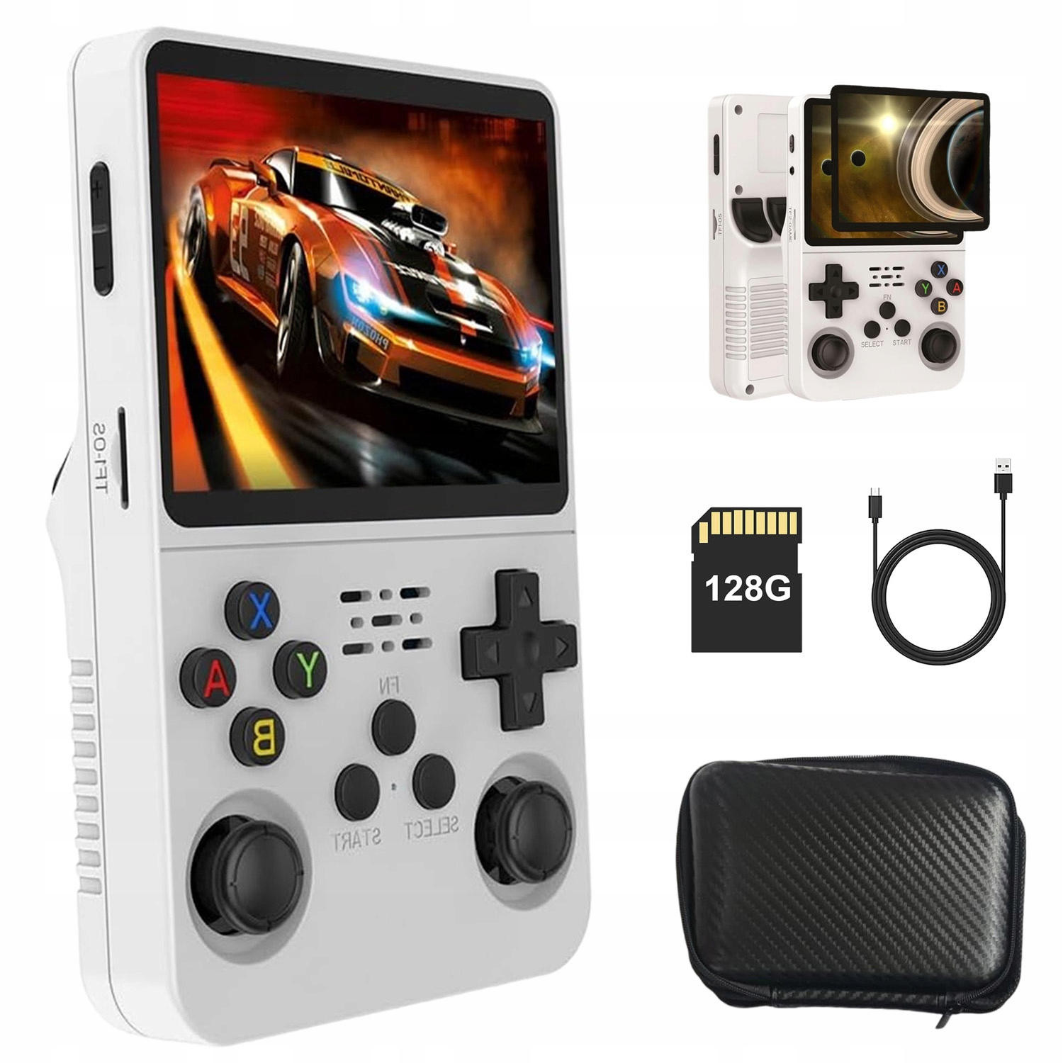 r36s klasyczne konsola do gier 15000 gier Retro przenośna konsola z torbą