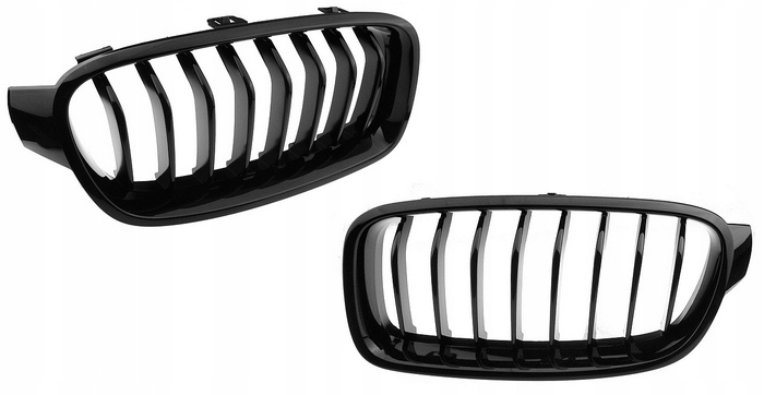 BMW 3 F30 F31 GRILL NERKI ATRAPA CZARNE POLYSK