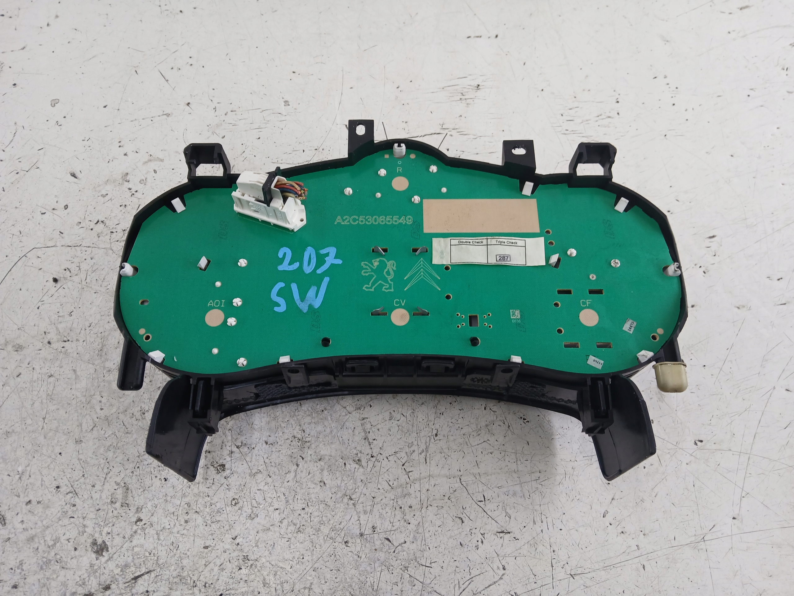 PEUGEOT 207 1.6 VTI dials dials 9662904080