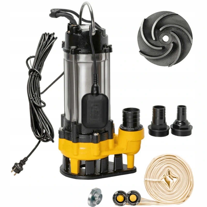 Kalový set ponorné kalové čerpadlo Wqf 1100 s hadicou 30m