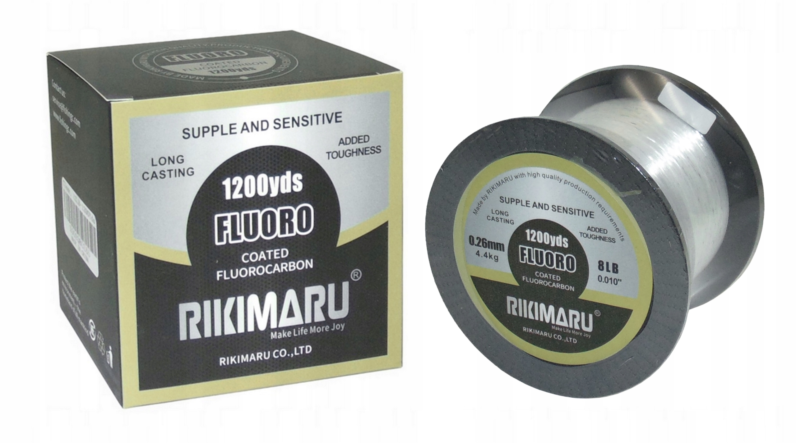 Żyłka Wędkarska Fluorocarbon Rikimaru 0,26mm 1000m