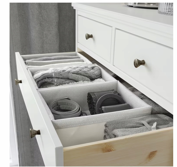 IKEA BAXNA - organizer szary/biały 20x26x10 cm Marka Ikea