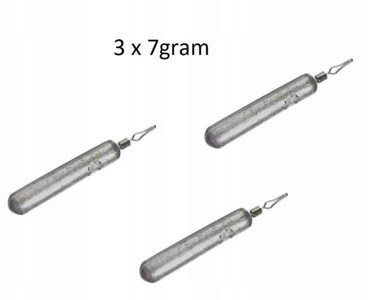 

Ciężarek Pałeczka Drop Shot 7 Gram OP.3SZT Konger